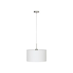 Lampadario PASTERI a 1 luce, satinato/bianco, 38 cm - 1x60W E27 - Product Image 1