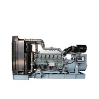 Groupe électrogène diesel silencieux à moteur Stirling robuste, à démarrage automatique, à châssis ouvert, 50 Hz/60 Hz, puissance nominale 280 kW/350 kVA - Offre Spéciale