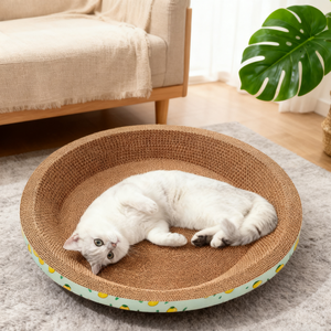 Zware, in hoogte verstelbare krabpaal met gegolfd papier & hennep, geen pluisjes, voor agressieve krabbers - Product Image 6