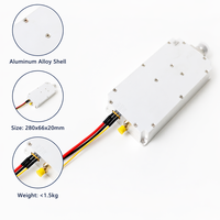 Module amplificateur de puissance RF personnalisé 3300-3400 MHz 13W 25W 50W, amplificateur de signal à gain élevé, équipement de test de laboratoire pour réseau 5G et télécommande