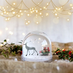 Boule à <span class=keywords><strong>neige</strong></span> en plastique personnalisée souvenir cadre <span class=keywords><strong>photo</strong></span> Marco De Fotos avec sublimation <span class=keywords><strong>effet</strong></span> de paillettes d'eau pour les photos - Product Image 3