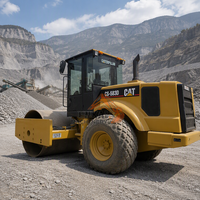 Roller Getar Caterpillar CS-583 Bekas, Kondisi Baik, Roller Jalan Drum Tunggal Cat CS583 Dijual