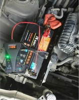 Professional 12V Car Battery Tester LED Digital Alternator Analyzer Auto Motorcycle Cranking Load Test Voltmeter Diagnostic Tool