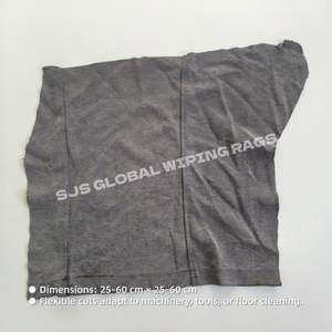 Paños de limpieza industriales de algodón reciclado, trapos de felpa de colores, paños de limpieza tipo sudadera para limpiar - Product Image 3