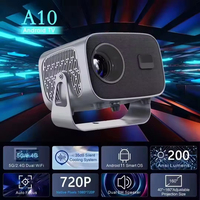 Proyektor Portabel 220 ANSI Lumen Mendukung 1080P untuk Malam Film di Luar Ruangan