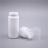Flacon portable vide pour shampoing cils, couleur personnalisée, avec pompe à mousse pour cheveux, emballage 60ml 2oz