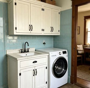 Piastrella in Porcellana Lucida Blu Lago 75x300mm, Resistente agli Acidi, Mini Piastrella Rettificata per Pareti Esterne e Pavimenti di Hotel Moderni - Product Image 3