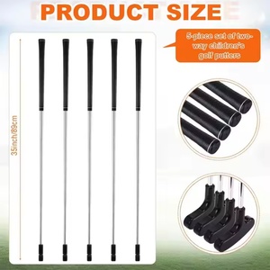 Mini bâton télescopique double face pour la pratique <span class=keywords><strong>junior</strong></span> Putter Clubs de <span class=keywords><strong>golf</strong></span> extensibles en acier graphite - Product Image 6