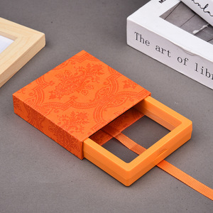 Hot bán trượt ngăn kéo 3d nổi khung hiển thị lưu trữ đồ trang sức hộp bao bì với logo in - Product Image 6