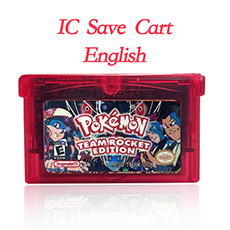 ตลับเกม GBA เวอร์ชั่นอเมริกา รอมแฮ็คภาษาอังกฤษ ALTERED EMERALD ASH GRAY ultra violet RADICAL RED สำหรับเครื่องเล่นเกม GBA - Product Image 4