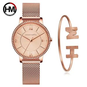 Marque femmes montre Hannah <span class=keywords><strong>Martin</strong></span> 34mm classique luxe Rhindiamonds Original japonais mouvement robe femmes Banquet montres coffret cadeau - Product Image 6