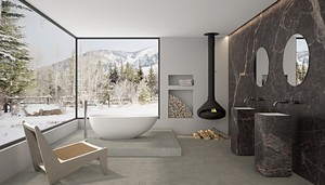 Lavabo de manos de superficie sólida de alta calidad, piedra sinterizada Artificial blanca, <span class=keywords><strong>encimera</strong></span> de lavabo de piedra de baño de 3mm - Product Image 5