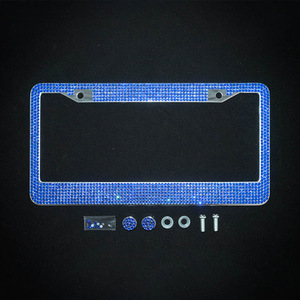 diamond License Plate <b>Frame</b>,Wholesale US Standard Stainless Steel Bling License Plate <b>Frame</b> Rhinestone - Product Image 3