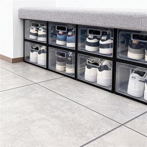 Cajas Transparentes Premium para Zapatos, Organizadores Apilables para Exhibición de Colecciones de Zapatillas y Almacenamiento en Armarios - Product Image 1