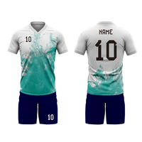 Ensemble d'uniformes de football personnalisés pour jeunes, maillot de football sublimé, short, logo d'équipe personnalisé, numéro, vêtements d'entraînement de football pour enfants