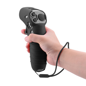 BRDRC DJI Avata Joystick 2 Silicone Sleeve Remote Controller Handle Cover FPV Dustproof Accessory Red And Black - Product Image 2