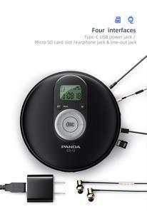 工場直販の高品質ポータブルCDプレーヤー/CD-R/<span class=keywords><strong>CD-RW</strong></span>/MP3/WMA再生対応 - Product Image 2