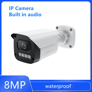Jianvision ngoài trời <span class=keywords><strong>IP</strong></span> Bullet CCTV giám sát mạng <span class=keywords><strong>Camera</strong></span> 4K 8MP IR cố định 3.6mm Ống kính NVR POE CMOS cảm biến micro bên ngoài - Product Image 6