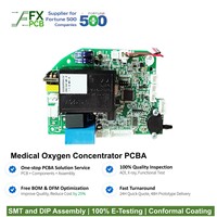 Papan PCBA Konsentrator Oksigen Medis 4 Lapis dengan Finishing Permukaan ENIG Bersertifikasi ISO 13485 Perakitan PCB Tahan Air Parylene