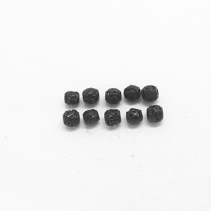Perles d'espacement en forme d'animal en acier inoxydable noir Yunnique pour la fabrication de bracelets, moulage irrégulier 8mm GZY-PJ19 - Product Image 1