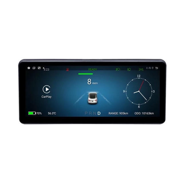 8.8'' Digital Cluster for Tesla Model 3 Y Android 9 GPS Navigation Car Dashboard Instrument Panel Speed Meter Multimedia Player