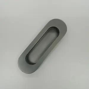 Fábrica Supplie Preto Mobiliário Recesso Handle Finger Pull Handle Escondido Alças De Porta De Cozinha Escondida