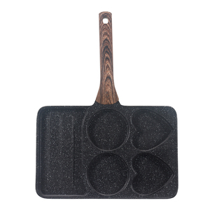 Batterie de cuisine multifonctionnelle en alliage d'aluminium Poêle à déjeuner antiadhésive Gaufrier à <span class=keywords><strong>induction</strong></span> Omelette Cookie Egg Maker - Product Image 4