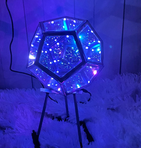 Nuovo arrivo Cool Space lampada da notte a LED Home Desktop Infi Nite 3D Dodecaedro Color Art Light - Product Image 4