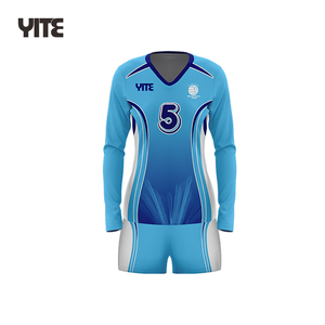 Benutzer definierte Neueste Stil Sexy Langarm Volleyball Großhandel Hochwertige Uniformen Trikot - Product Image 2