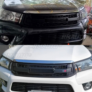 ชุดแต่งสไตล์ GR สำหรับ Toyota Hilux Revo ปี 2015-2018 ชุดแต่งกันชนหน้า กระจังหน้าแบบ Racing พร้อมแถบตกแต่งภายนอก - Product Image 4