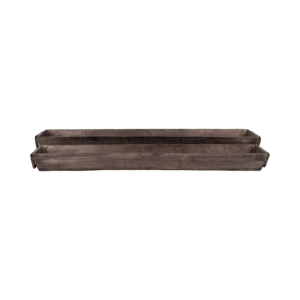 Vassoio Decorativo Rettangolare Lungo per Centrotavola e Esposizione d'Arredo - Product Image 1