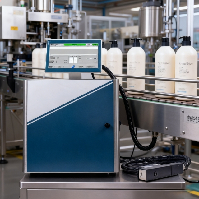 DOCOD Leak - Proof CIJ Continuous Inkjet Printer LD-S1000 Solenoid Valve-Equipped Expiry Date Coding Machine for Stable Printing