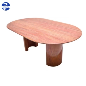 Màu đỏ travertine Slap <span class=keywords><strong>Granite</strong></span> Đá Bàn cà phê bảng phụ cho phòng khách Màu Đỏ travertino nhà bếp Countertop bàn ăn - Product Image 2