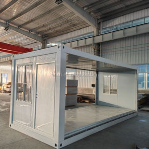 Maison conteneur pliable préfabriquée portable CE ultra-durable à construction rapide de 20 pieds pour le secours en cas de catastrophe - Product Image 5