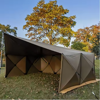 Pare-vent personnalisé pour pique-nique/barbecue + camping |   Paravent stable pour tentes et sites