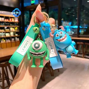 Portachiavi Mike di Monsters University, Personaggio Monocolo, Mostro Blu Cartoon, Regalo per Borsa o Auto - Product Image 2