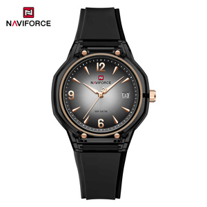 Montres pour femmes Naviforce 6110, mode, silicone coloré, étanche, date, horloge, montre à quartz décontractée pour femmes, marque haut de gamme, luxe - Product Image 1