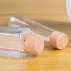 Botellas de Bebidas Cónicas Transparentes de PET de 250 ml y 350 ml con Tapa de Aluminio y Serigrafía para Jugos, Leche, Té y Bebidas Frías - Product Image 6