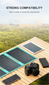 Panneau Solaire Monocristallin Portable Pliable Personnalisable de Haute Qualité SUPA SP-28W 28W 22% d'Efficacité Lamination ETFE Rapide - Product Image 4
