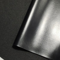 Simili cuir Rexine noir brillant à texture, pour revêtement de canapé, mobilier et sièges de voiture en PVC