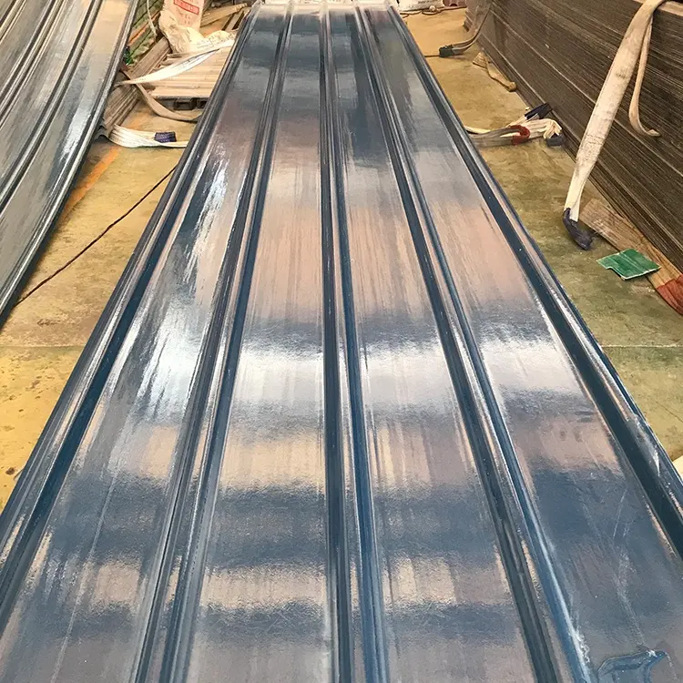 FRP şeffaf plastik levhalar cam fiberglas çatı kiremiti