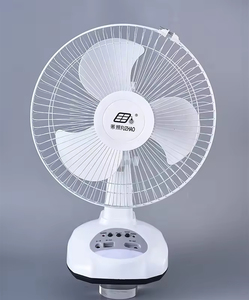 China Makes Cheap 12-inch Portable Rechargeable Solar <b>Fans</b> with Solar Panels and Batteries for Home Use - Product Image 1