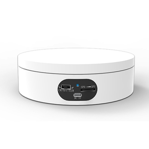 Fotoconic USB LED Indicator Electric Turntable Mannequin 360 Portable Plastic Product Rotating Display Stand