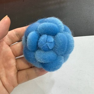 <span class=keywords><strong>XG</strong></span> Haut de gamme, ensemble de broches corsage en cuir PU, style 'Petit Vent Parfumé', bijoux fleur de camélia pour enfants avec épingles - Product Image 3