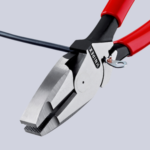 Pinze portalinee portatile a naso lungo in acciaio al carbonio materiale CRV manico in plastica per costruzioni edili - Product Image 3