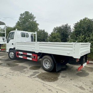 รถบรรทุก ISUZU แบบมีรั้ว 4x2 4 ตัน รถบรรทุกขนาดเล็ก เครื่องยนต์ดีเซล ISUZU 120 แรงม้า รถบรรทุกพื้นเรียบ คุณภาพสูง ขาย - Product Image 5