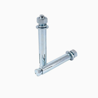 Cheville d'expansion à coin en acier au carbone zingué pour béton et maçonnerie M6 M8 M10 M12 M16 M20 M24 M30 Type Cale