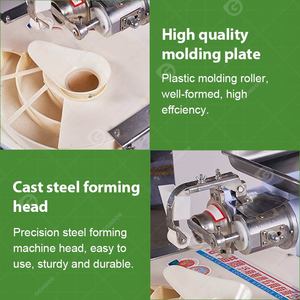 Round Disc Press Pizza Ball <strong>Maker</strong> Divide <strong>Cube</strong> Automatic Rounder Cutter and Bread Dough Cut Machine - Product Image 4