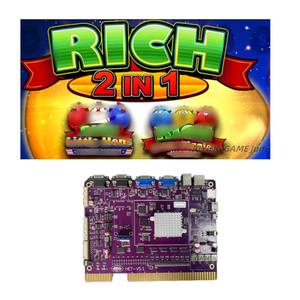 Machine <span class=keywords><strong>de</strong></span> <span class=keywords><strong>jeu</strong></span> <span class=keywords><strong>de</strong></span> compétences populaire aux États-Unis, RICH PIG pour moniteur vertical - 2 jeux - Product Image 1