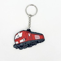 Llavero de PVC Personalizado con Dibujos Animados, Anillo de Goma Suave de Doble Cara, Personaje de Anime, Regalo Promocional al por Mayor